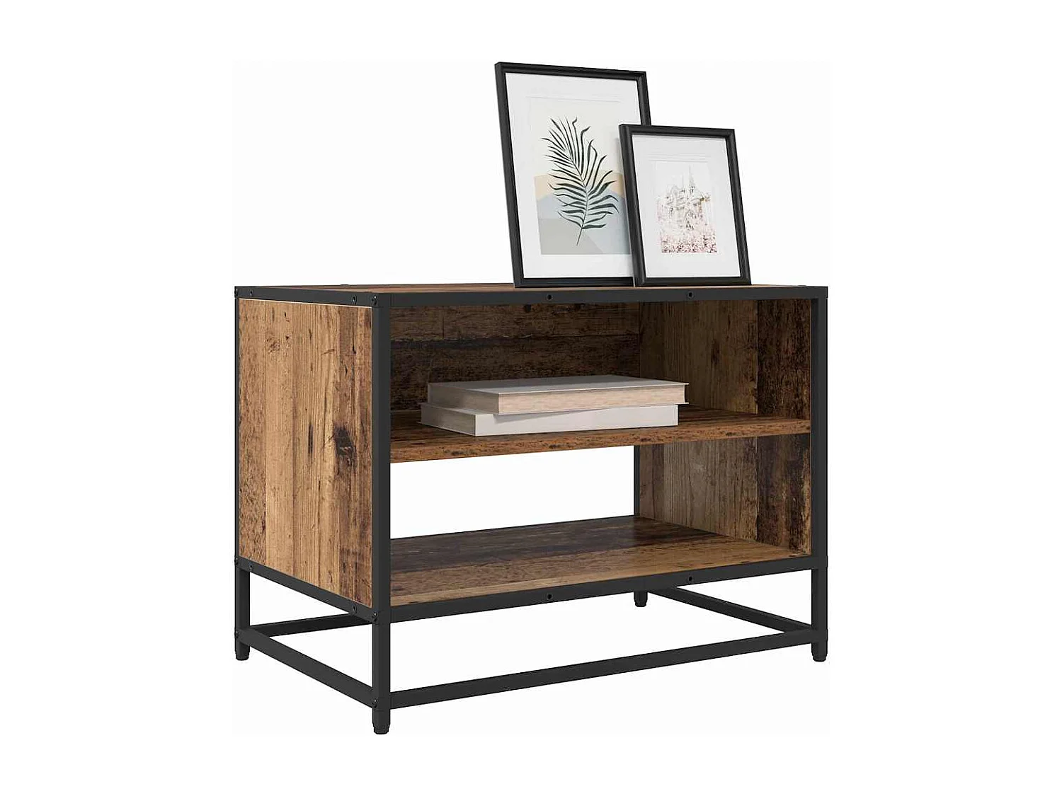 Meuble TV Bois ancien 61 x 40 x 46 cm Bois d'ingénierie