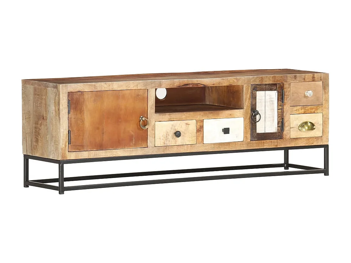 Mobile TV 120 x 30 x 40 cm Legno massello di recupero