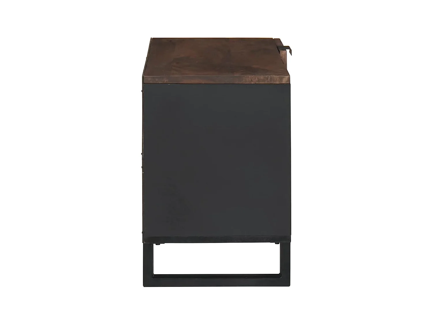 Meuble TV Marron 80 x 33 x 46 cm bois de manguier massif