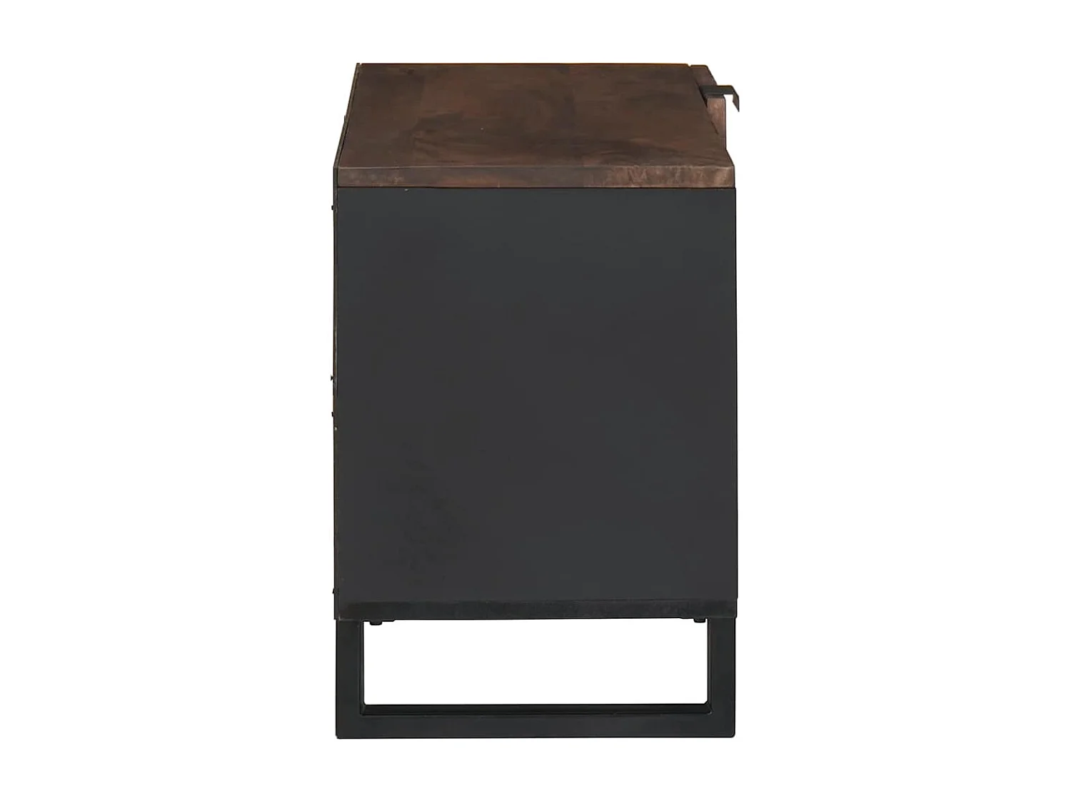 Meuble TV Marron 80 x 33 x 46 cm bois de manguier massif