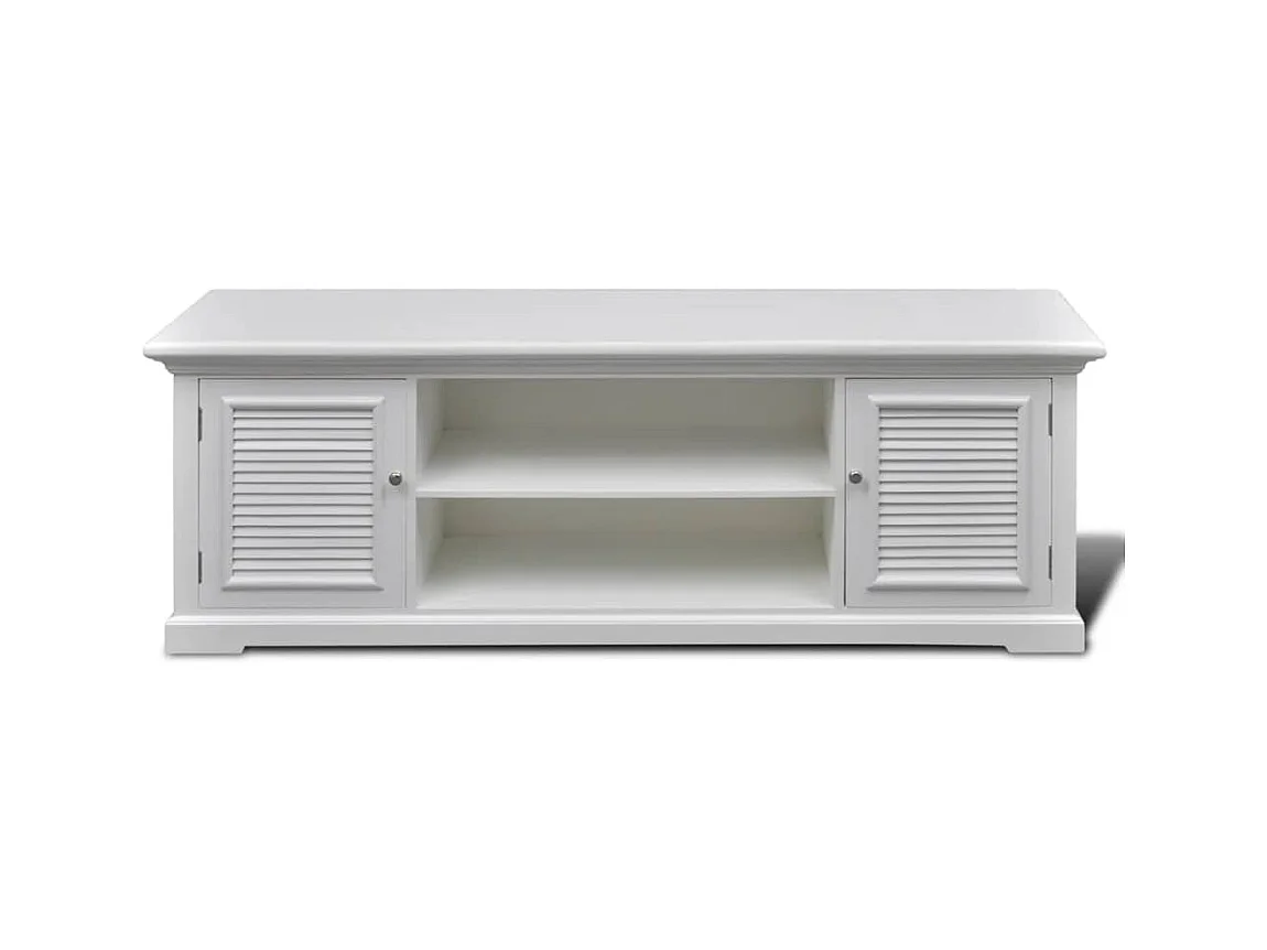 Mobile TV in legno bianco