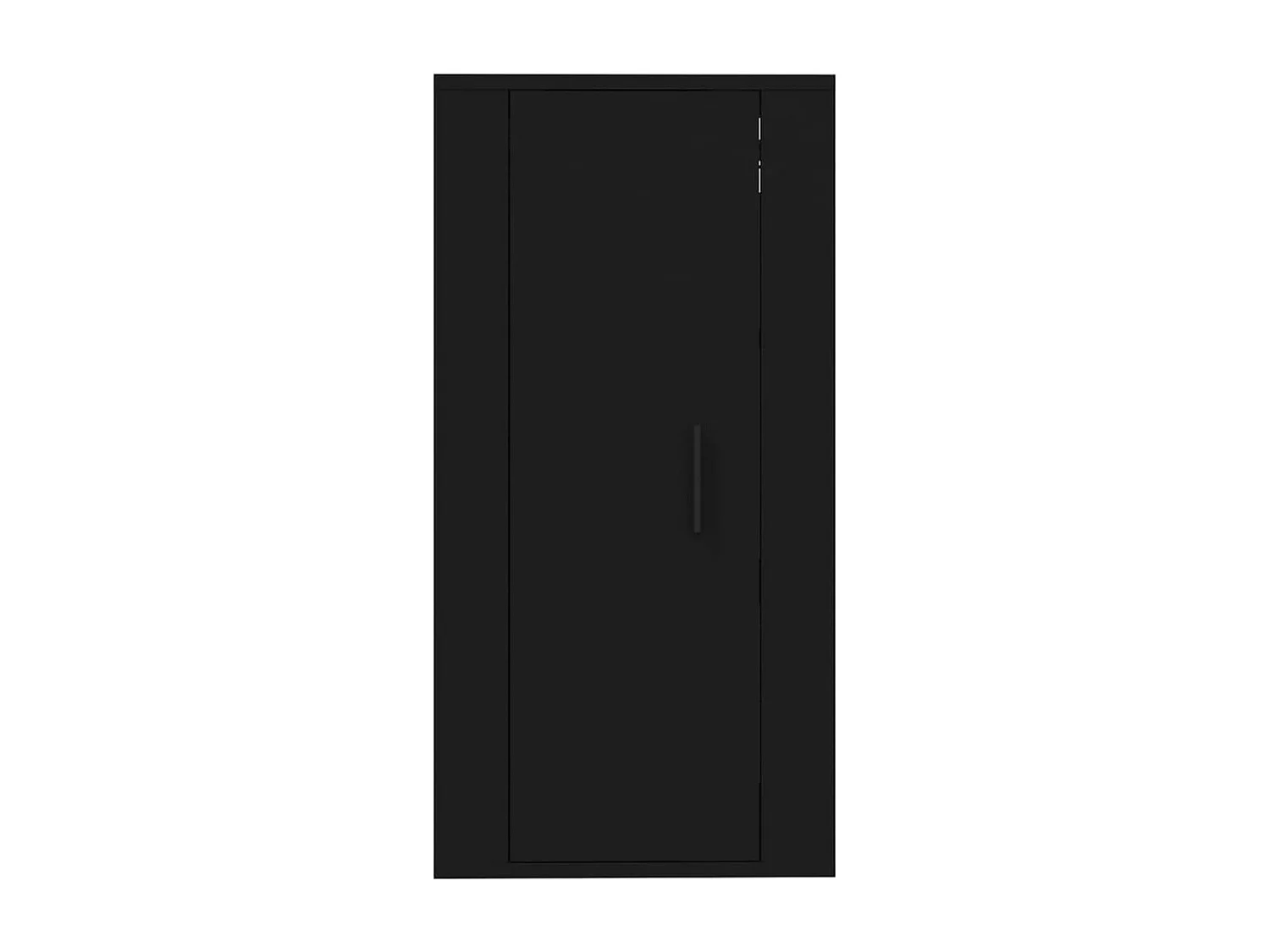 Mobile porta TV da parete nero 40x34,5x80 cm