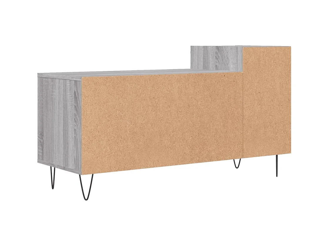 Meuble TV Sonoma gris 100x35x55 cm Bois d'ingénierie