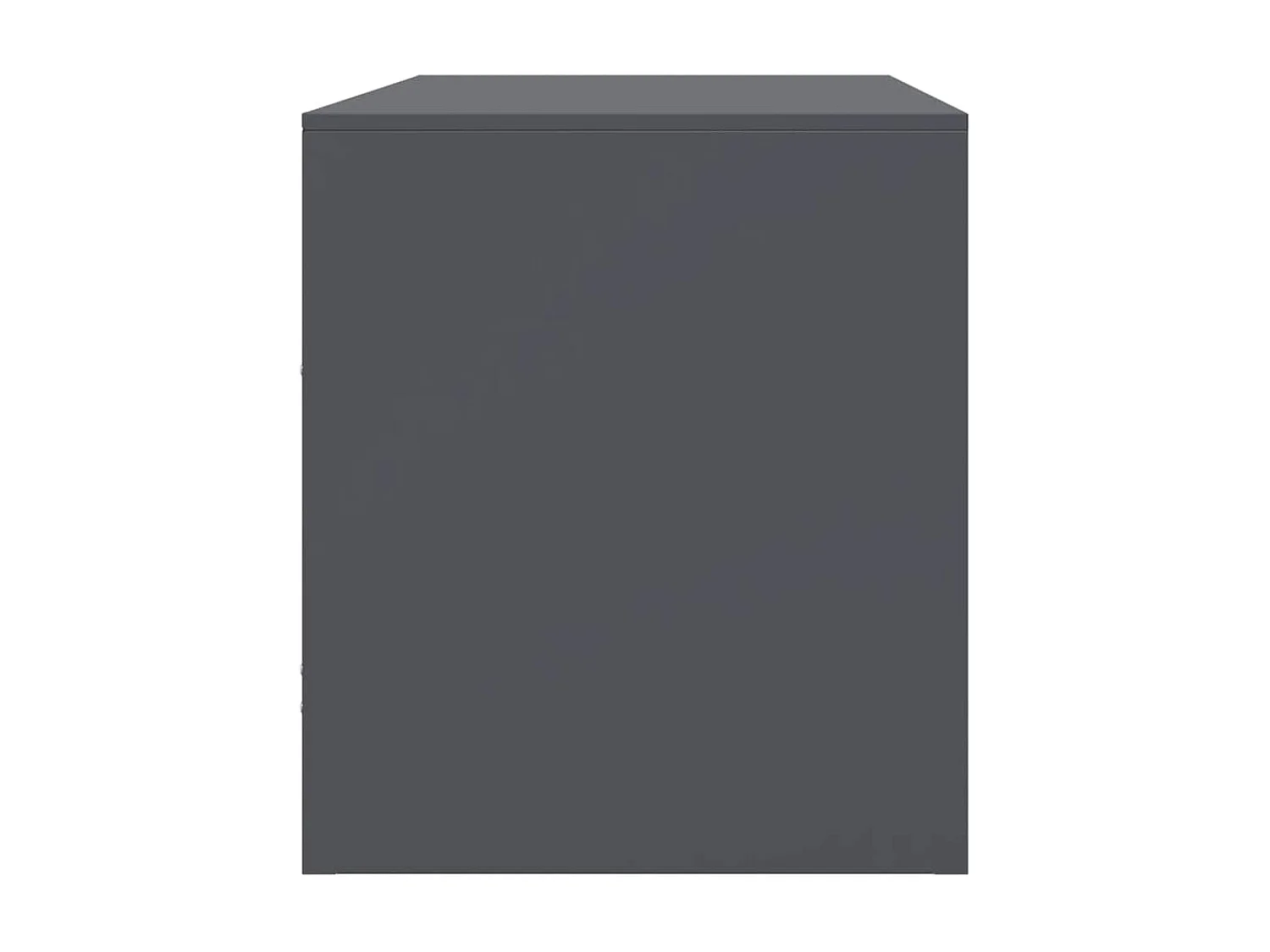 2-delige tv-kast antraciet 67x39x44 cm staal