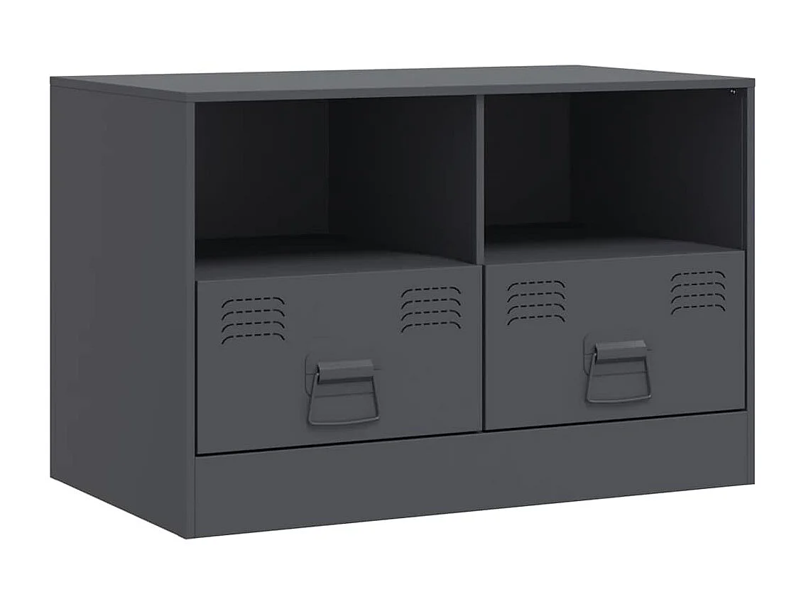 Meubles TV 2 pcs anthracite 67x39x44 cm acier