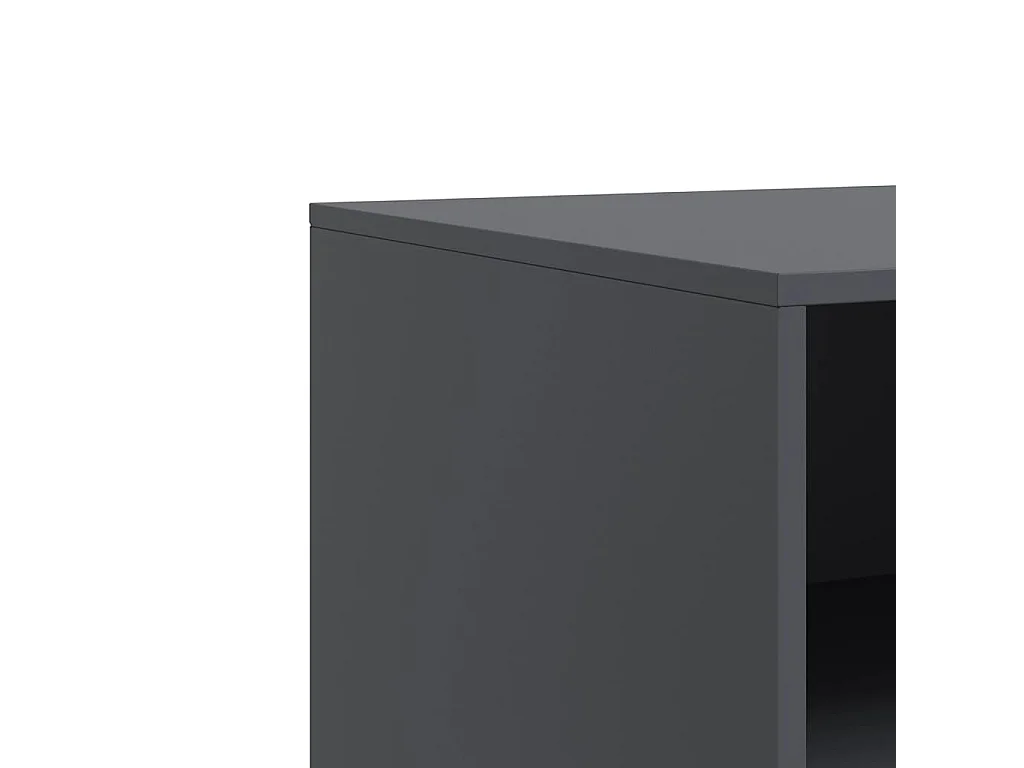 Meubles TV 2 pcs anthracite 67x39x44 cm acier