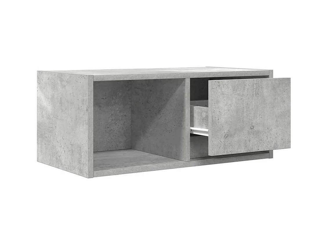 Meubles TV 2 pcs gris béton 60x31x25,5 cm bois d'ingénierie