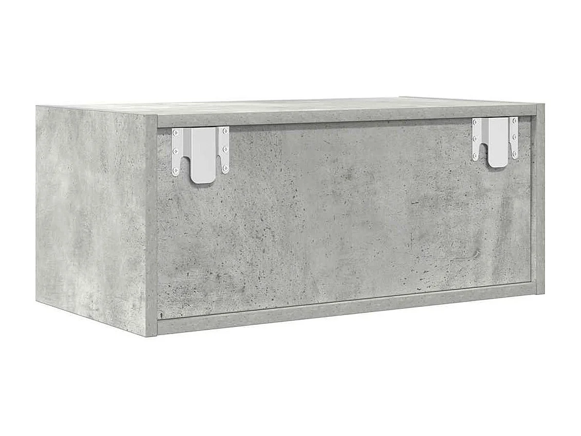 Meubles TV 2 pcs gris béton 60x31x25,5 cm bois d'ingénierie