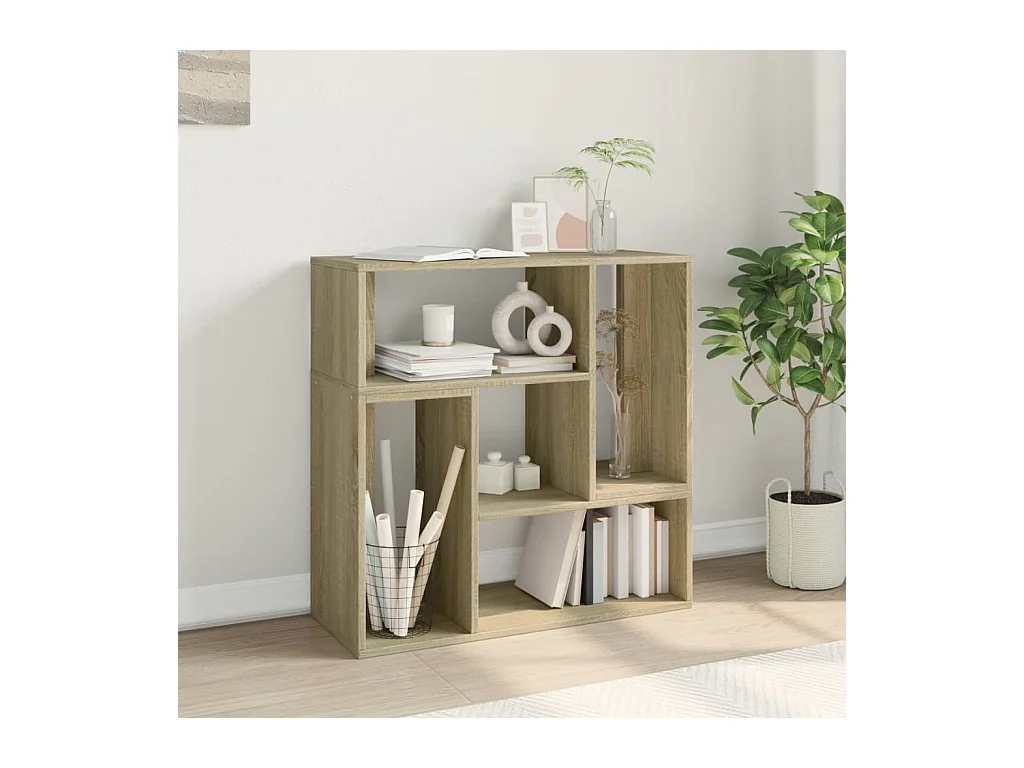 Mobile TV 2 pezzi rovere sonoma 75x30x50 cm legno ingegnerizzato