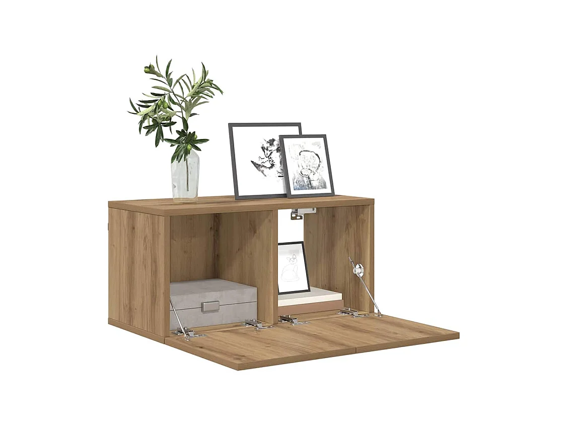 Mobile TV 2 pezzi Marrone 60 x 30 x 30 cm Legno ingegnerizzato