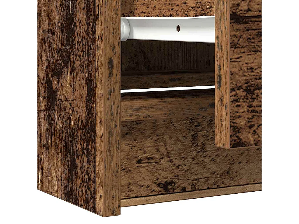 TV-kast oud hout 60x35x54 cm bewerkt hout