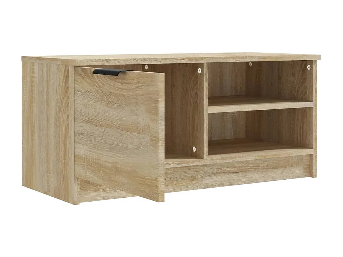 Mueble de TV de roble Sonoma 80x35x36,5 cm Madera de ingeniería