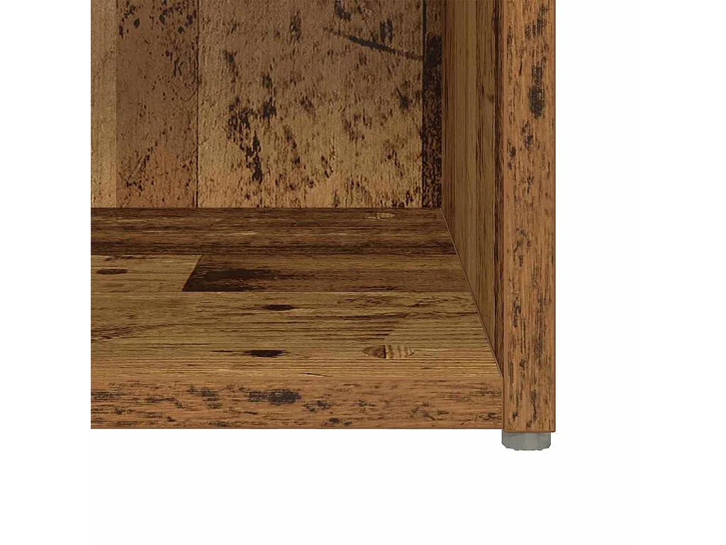 Meuble TV 2 pcs Marron 37 x 35 x 37 cm Bois d'ingénierie