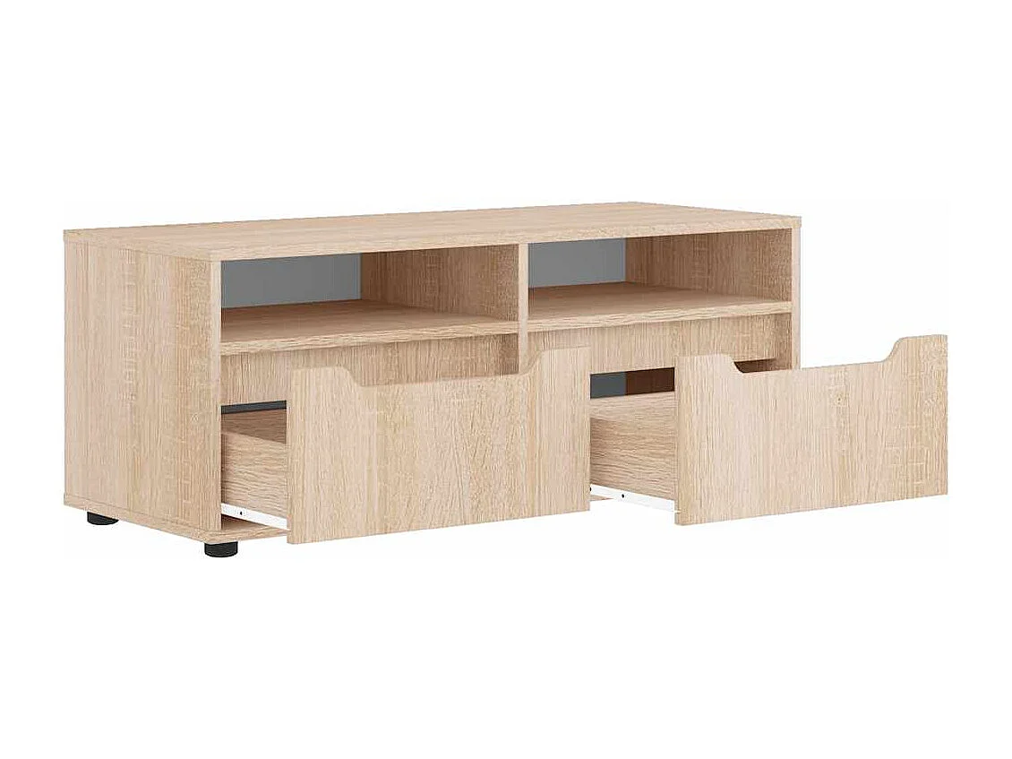 Meuble TV VISNES chêne sonoma 100x40x38 cm bois d'ingénierie