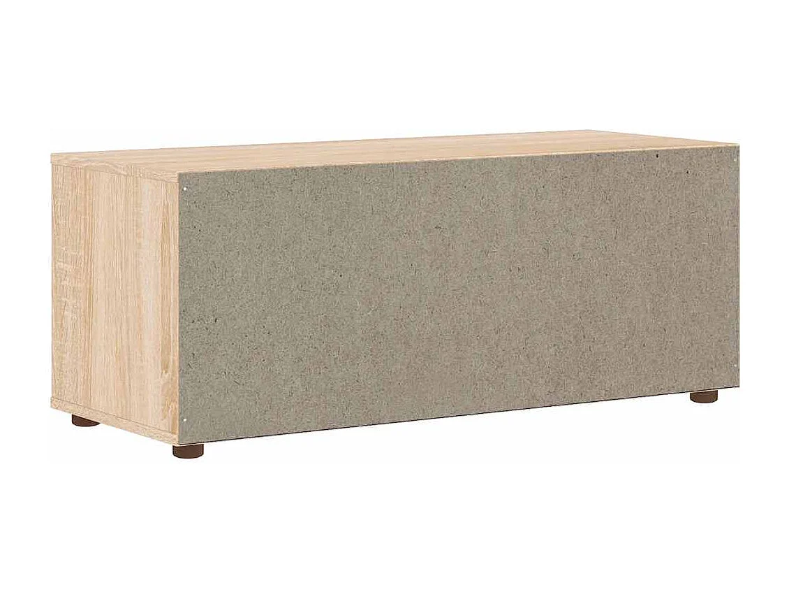 Meuble TV VISNES chêne sonoma 100x40x38 cm bois d'ingénierie