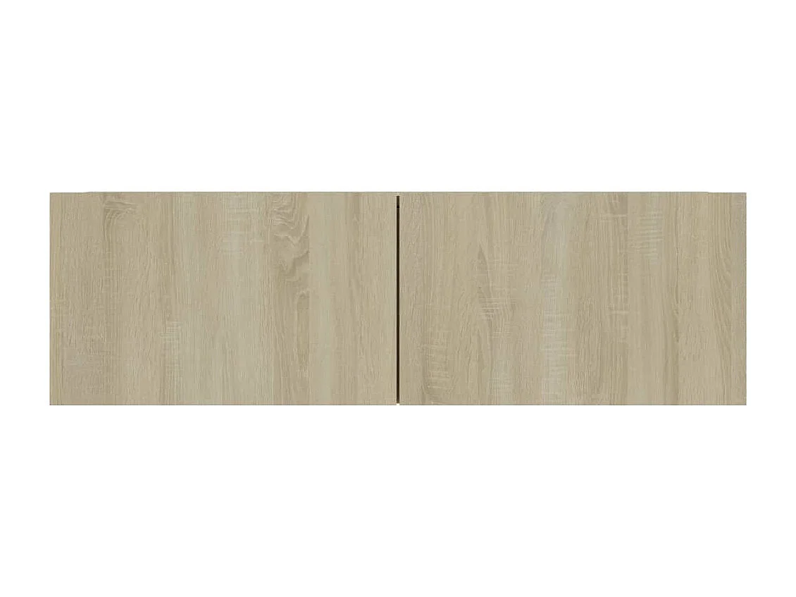 Mobile TV 4 pezzi Rovere Sonoma 100x30x30 cm Legno ingegnerizzato