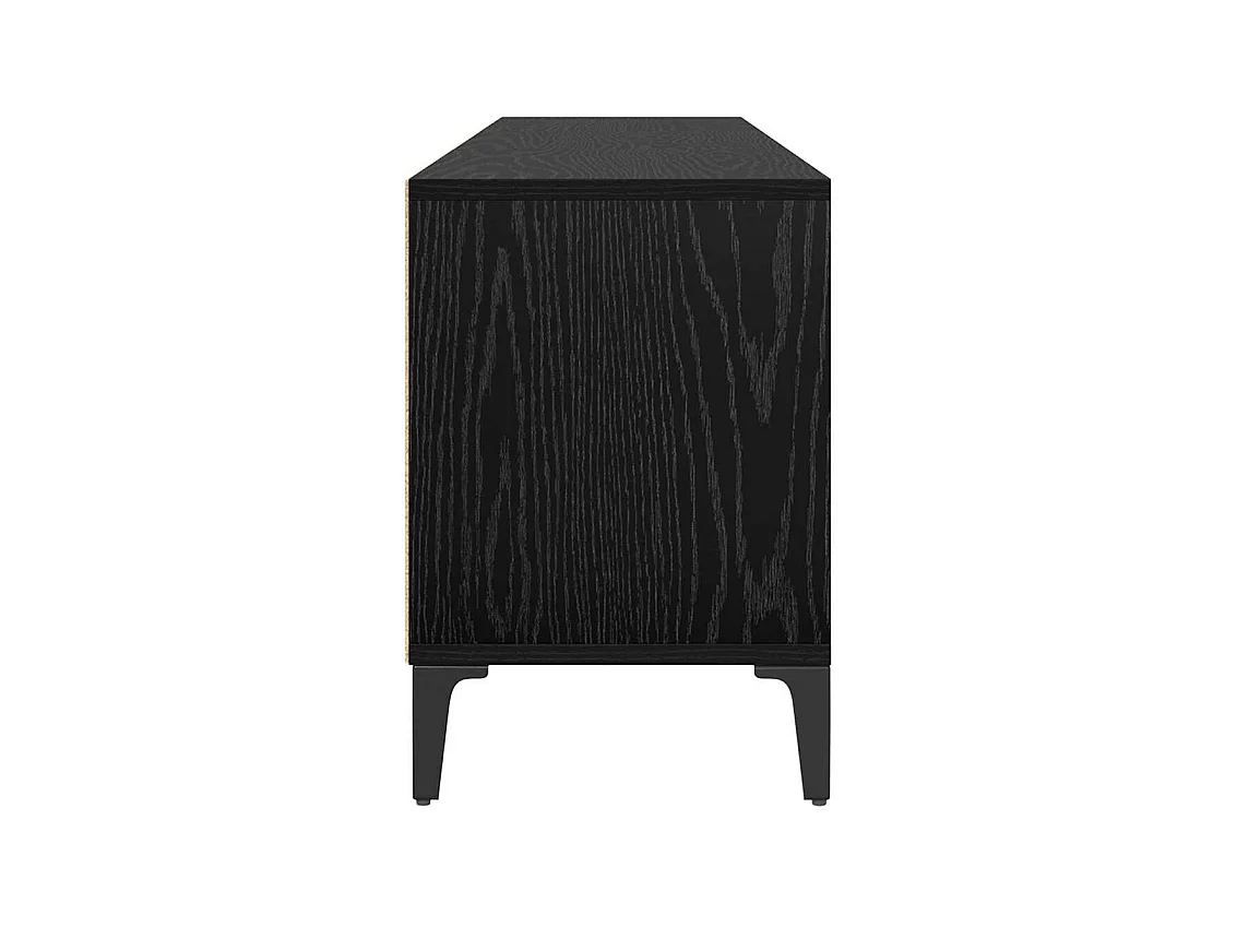 Meuble TV Chêne noir 150 x 30 x 44.5 cm Bois d'ingénierie