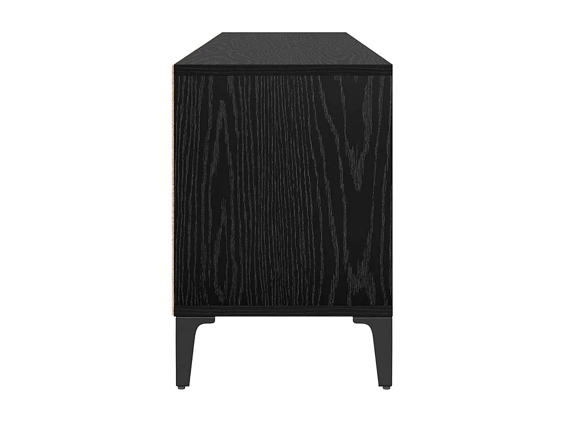 Meuble TV Chêne noir 150 x 30 x 44.5 cm Bois d'ingénierie