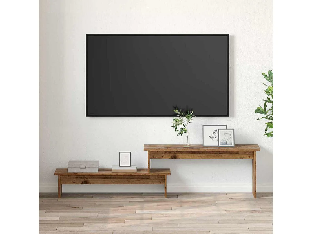 Meuble TV Bois ancien 180 x 30 x 43 cm Bois d'ingénierie