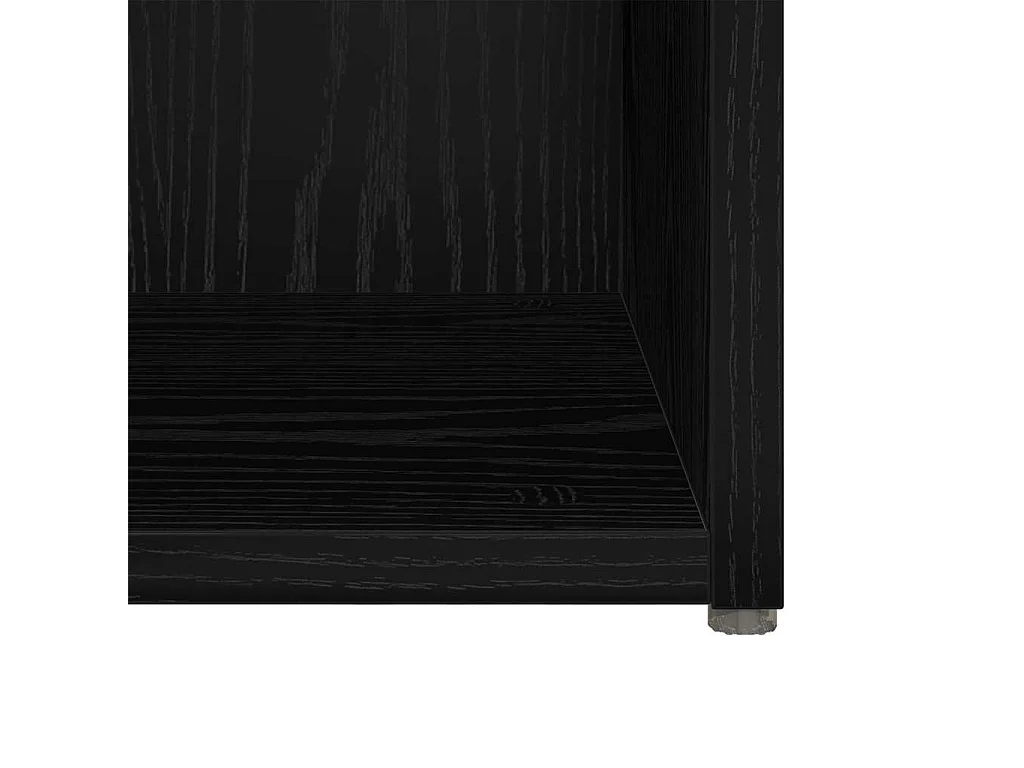 Meuble TV 4 pcs Noir 37 x 35 x 37 cm Bois d'ingénierie