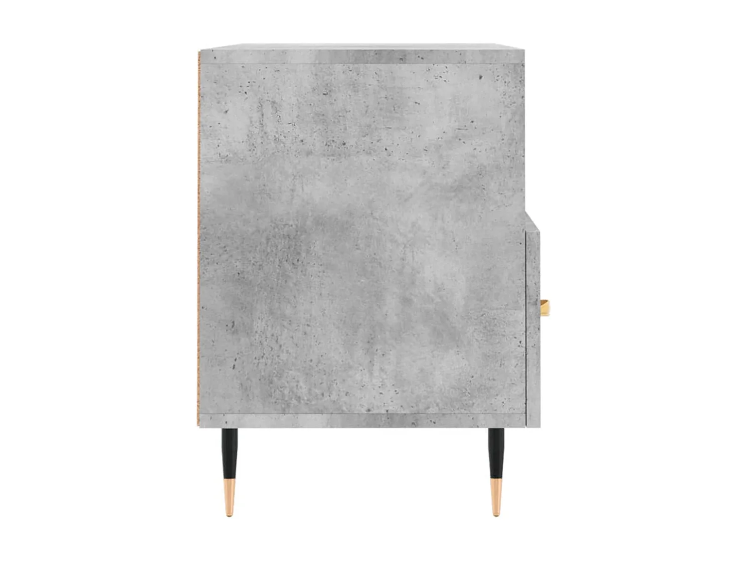 Meuble TV Gris béton 80x36x50 cm Bois d'ingénierie