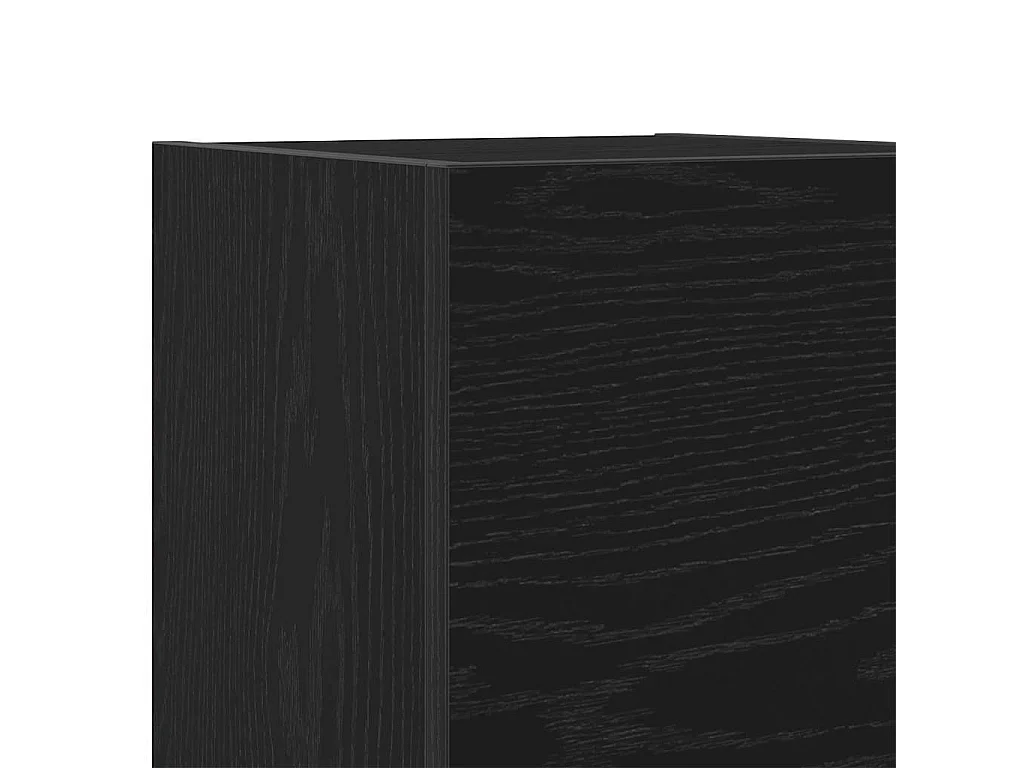 Meuble TV 2 pcs Noir 30.5 x 30 x 30 cm Bois d'ingénierie