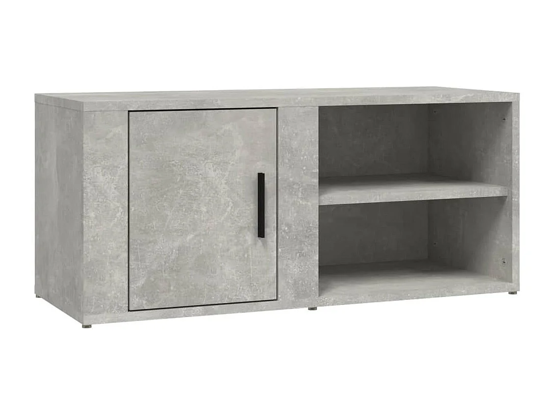 Meubles TV 2 pcs Gris béton 80x31,5x36 cm Bois d'ingénierie