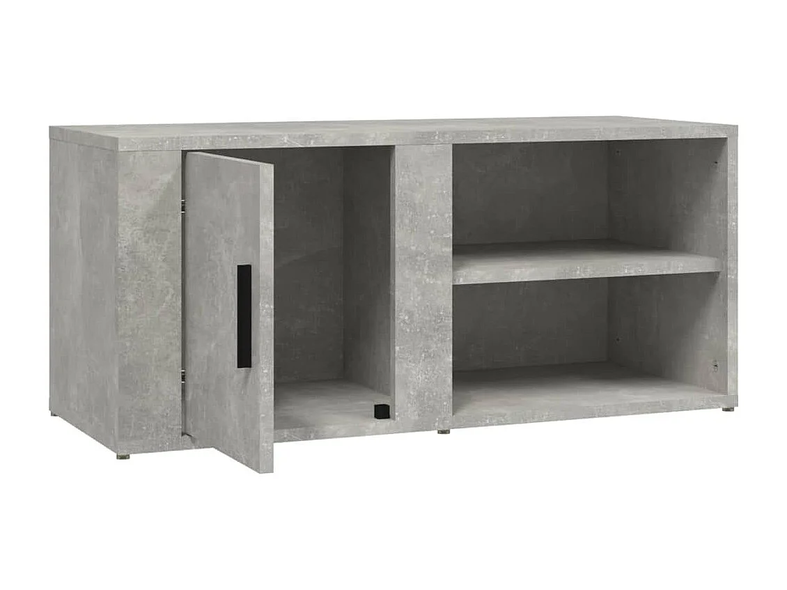 Meubles TV 2 pcs Gris béton 80x31,5x36 cm Bois d'ingénierie