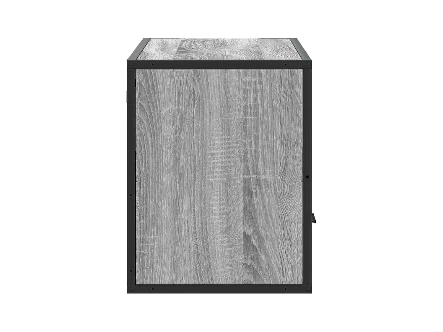 Sonoma Grey TV-meubel 80x31x39,5 cm Gemaakt van bewerkt hout en metaal