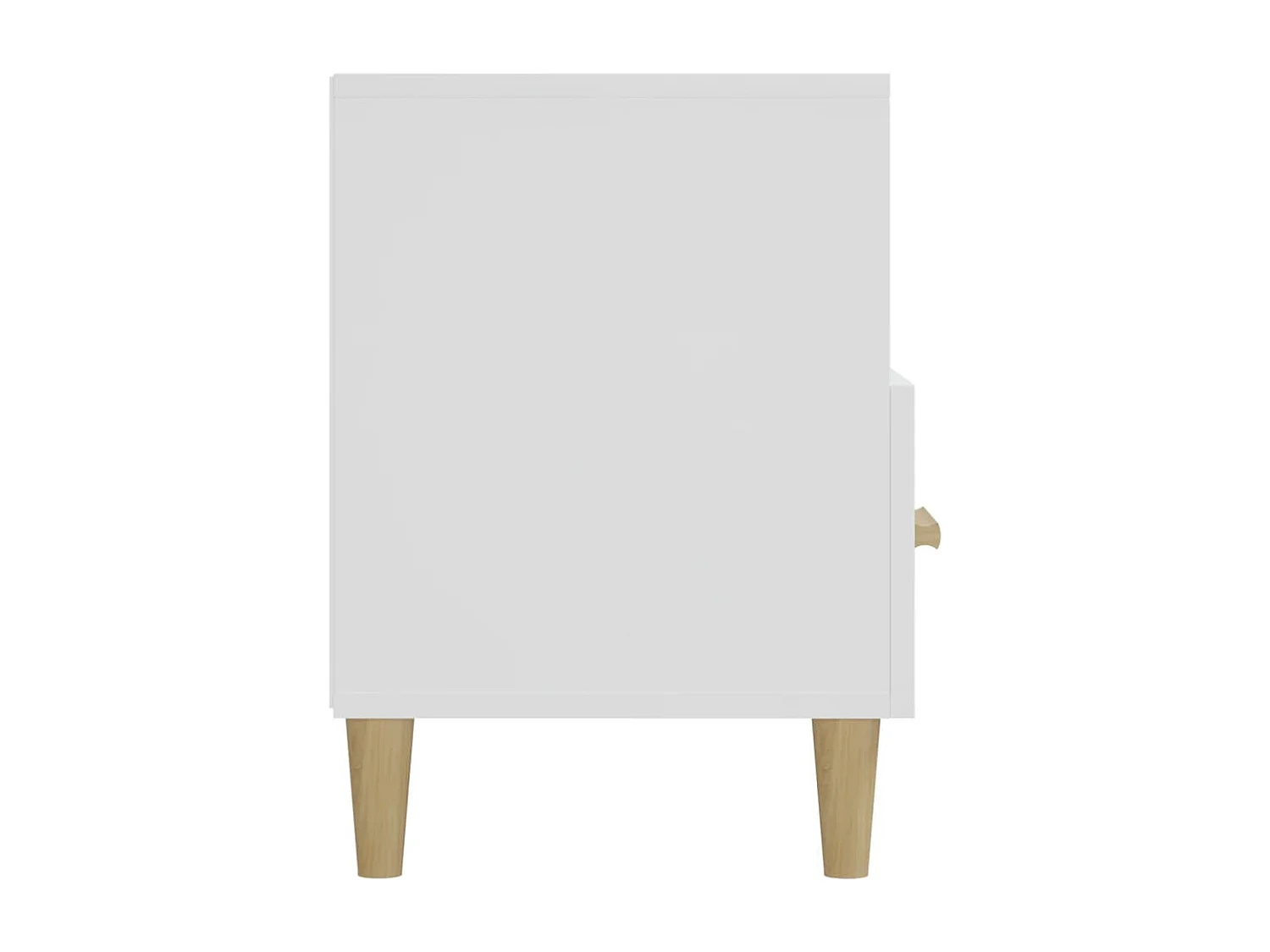 Mobile TV Bianco lucido 102x36x50 cm Legno composito