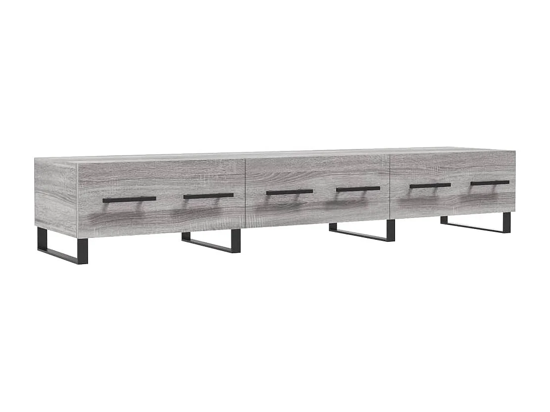 Mueble de TV Sonoma gris 150x36x30 cm madera de ingeniería
