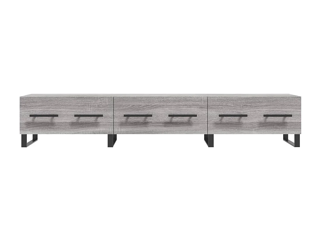 Mueble de TV Sonoma gris 150x36x30 cm madera de ingeniería