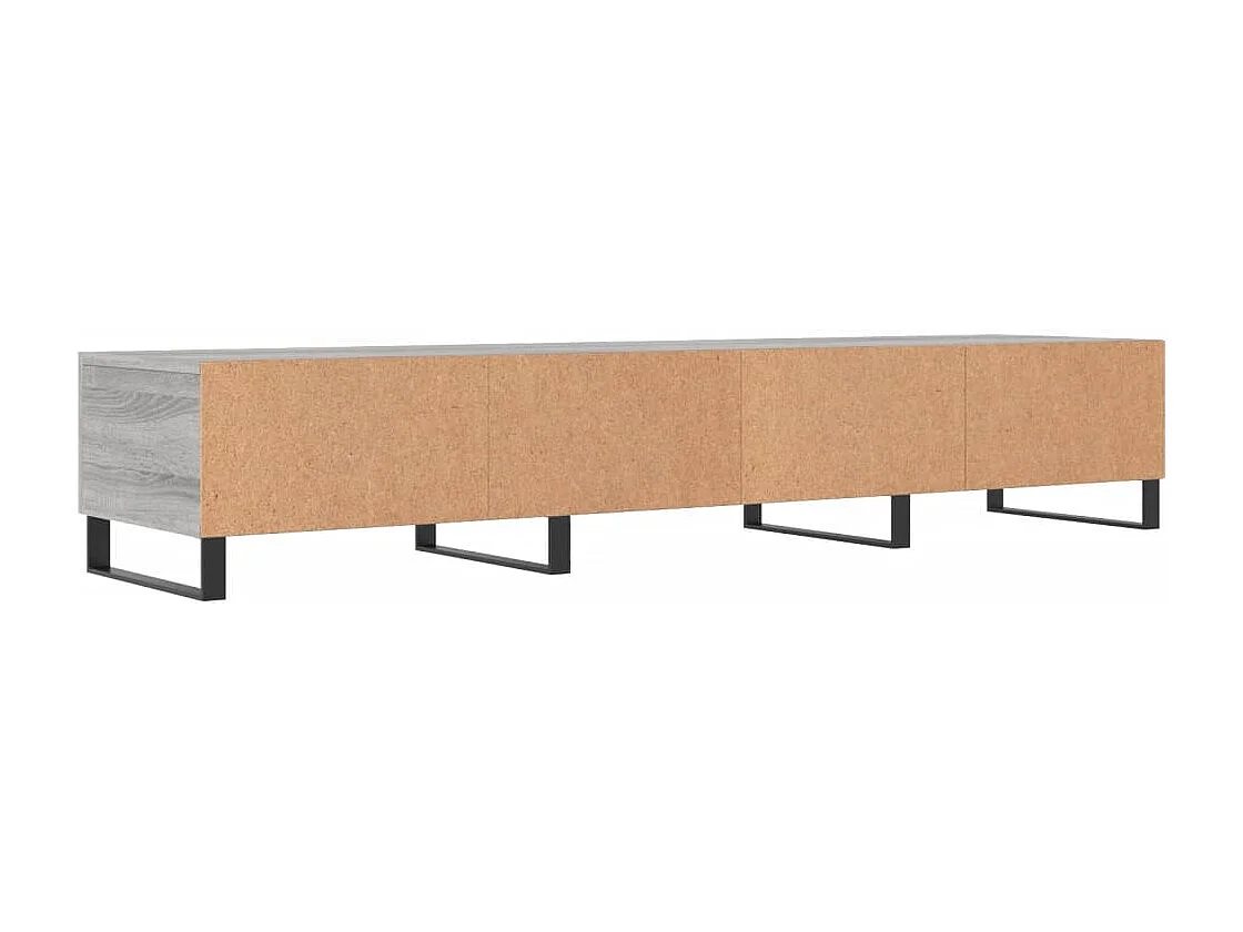 Mueble de TV Sonoma gris 150x36x30 cm madera de ingeniería