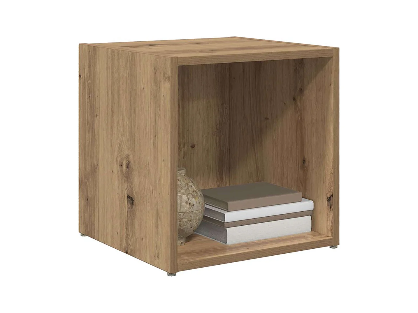 Mobile TV 4 pezzi Marrone 37 x 35 x 37 cm Legno ingegnerizzato