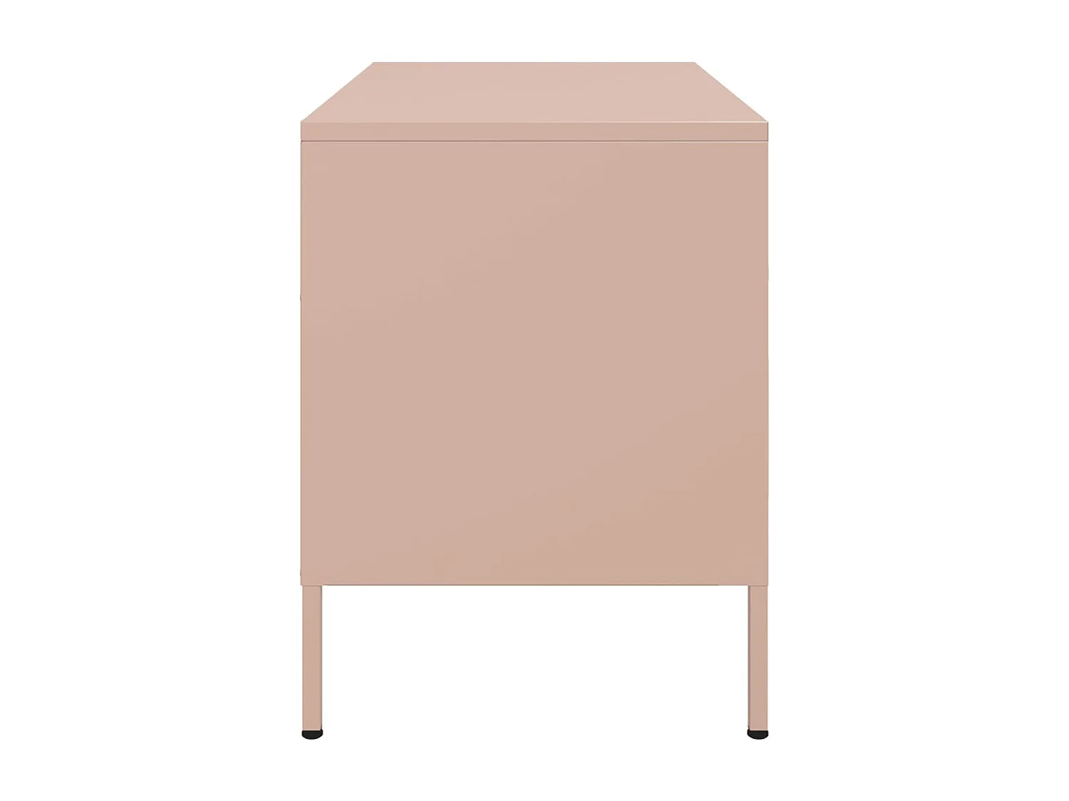 Meubles TV 2 pcs rose 68x39x50,5 cm acier