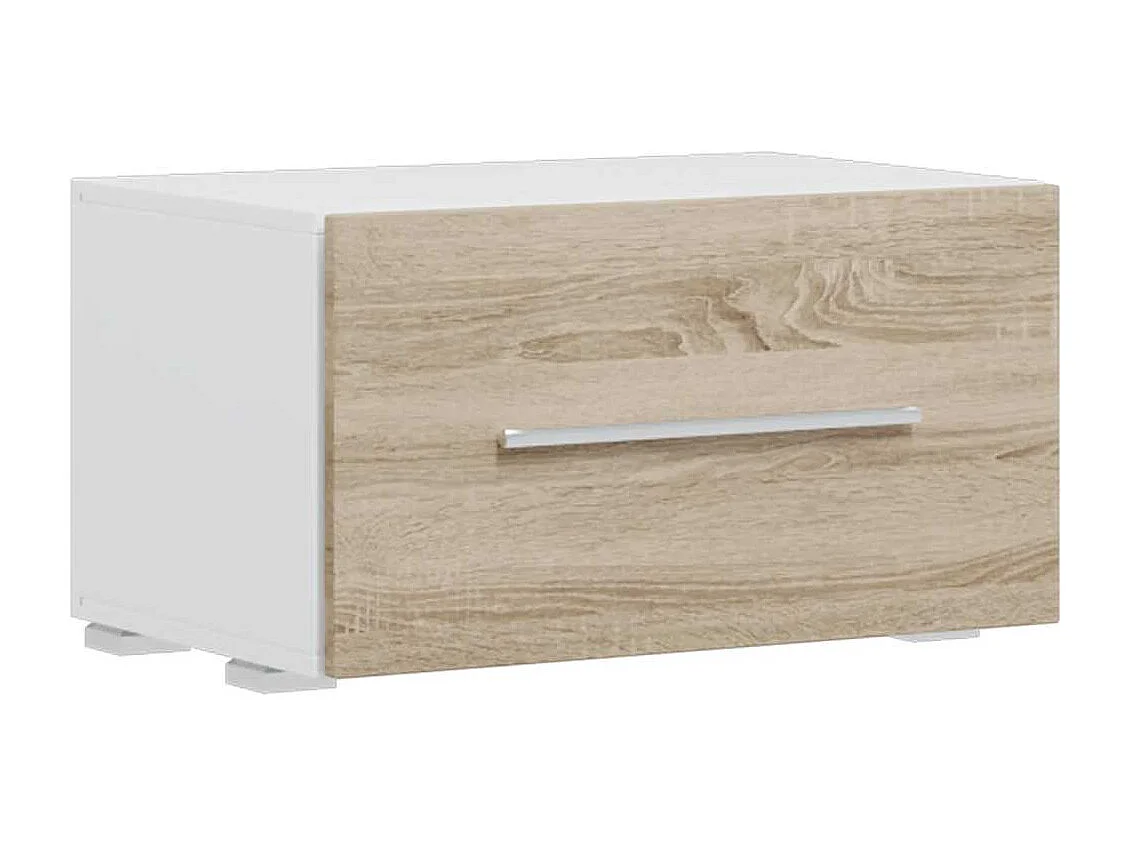 Supporti TV con luce LED 5 pezzi in legno ingegnerizzato Sonoma Oak