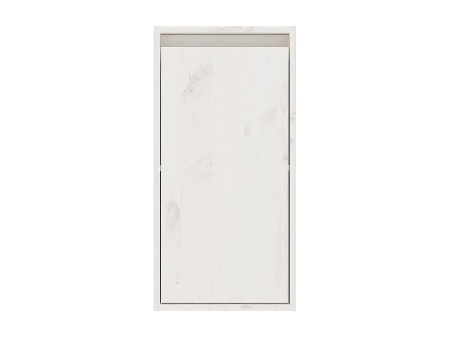 Mueble TV 6 piezas Blanco Madera maciza de pino