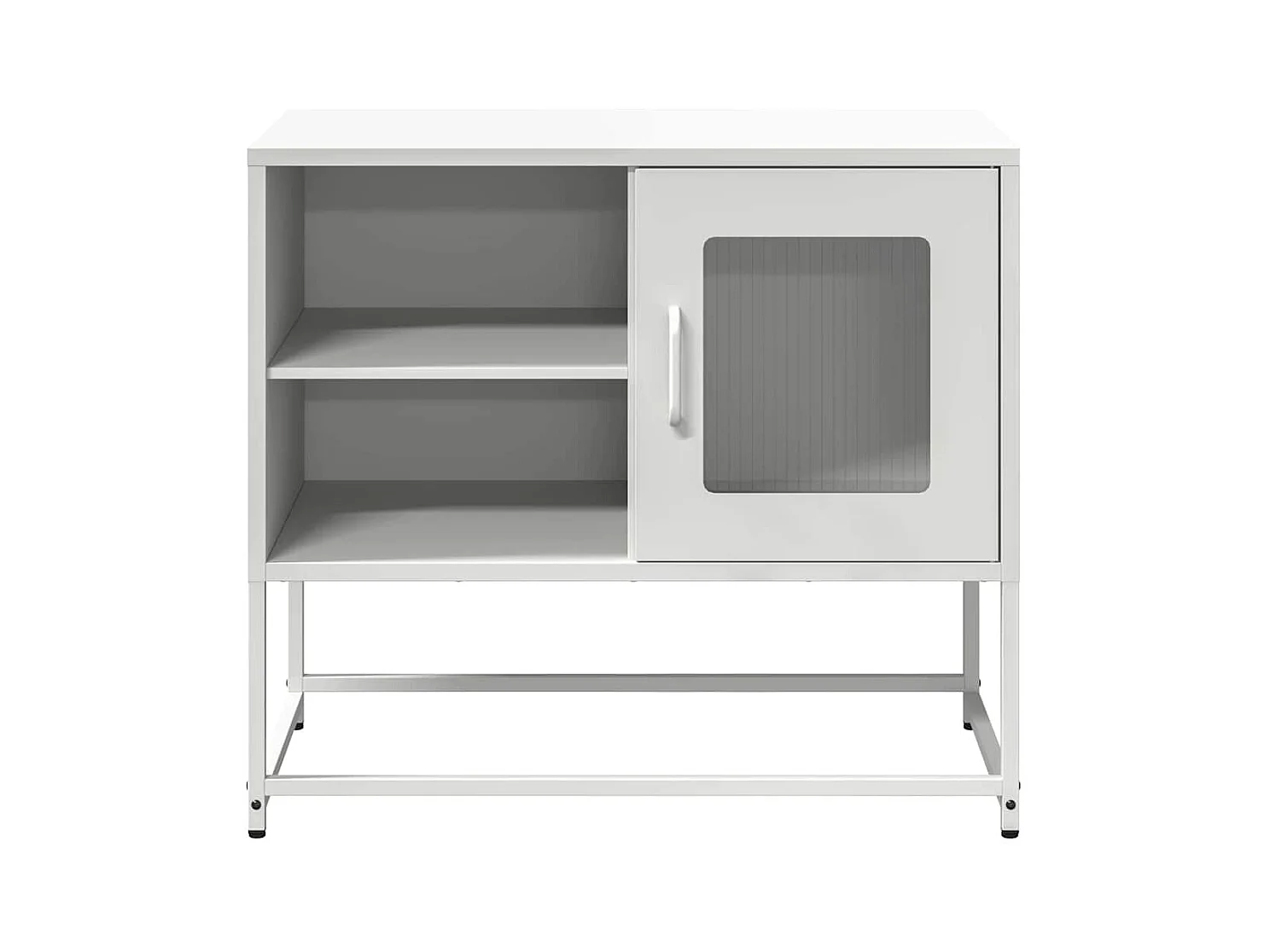 Witte tv-kast 68x39x60,5 cm staal
