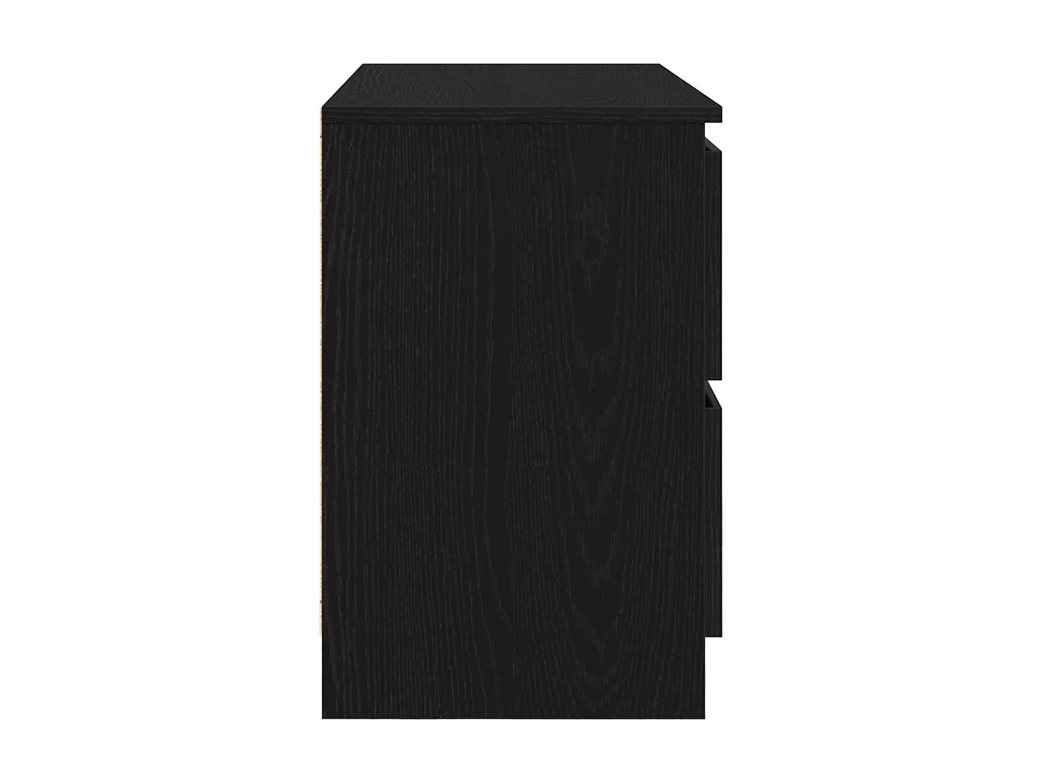 Meuble TV noir 80x35x54 cm bois d'ingénierie