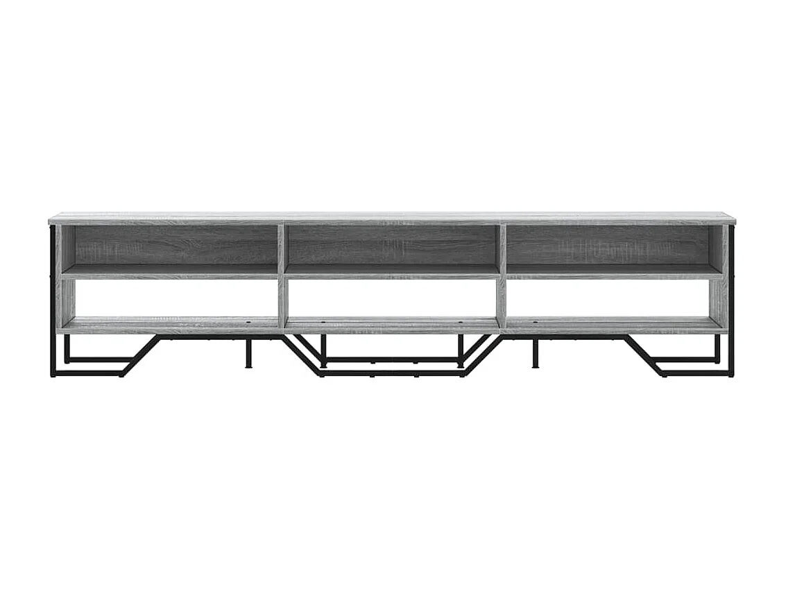 Meuble TV sonoma gris 180x34x41 cm bois d'ingénierie