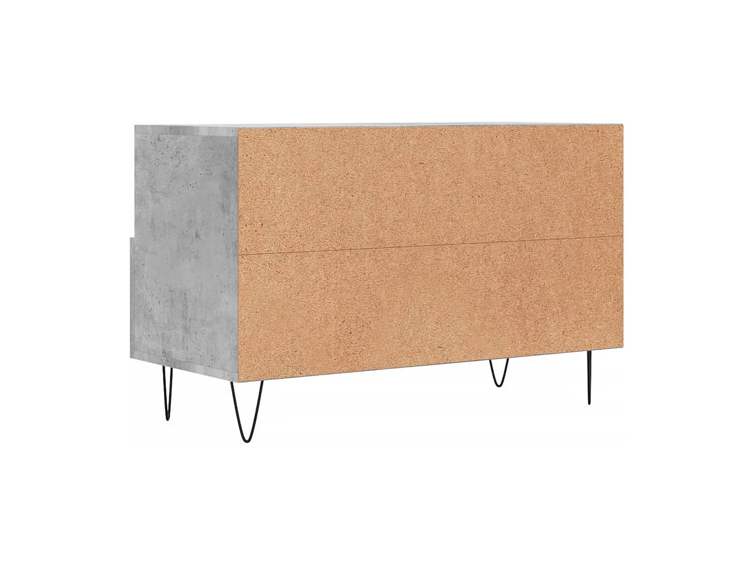 Mobile TV grigio cemento 80x36x50 cm in legno ingegnerizzato