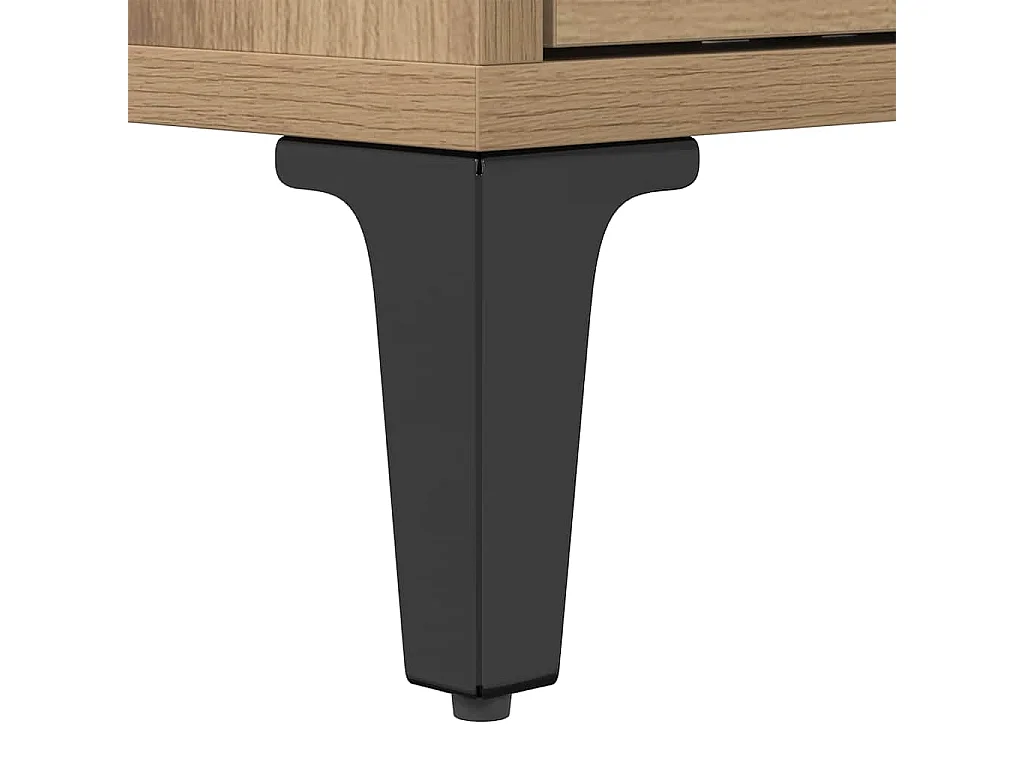 Meuble TV chêne artisanal 150 x 30 x 44.5 cm Bois d'ingénierie