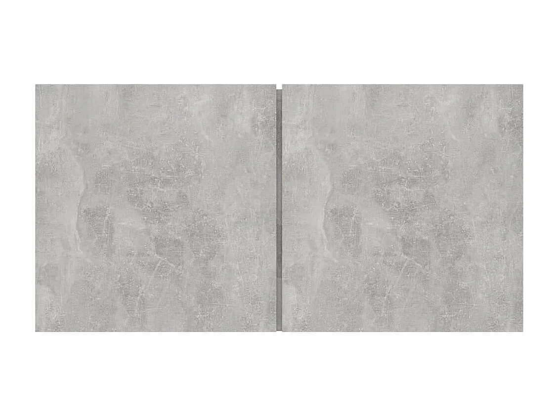 Set di mobili porta TV grigio cemento da 7 pezzi in legno ingegnerizzato