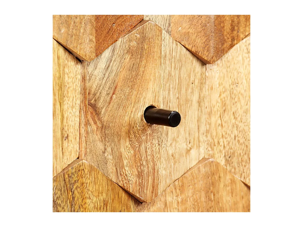 Meuble TV Bois massif de manguier 118 x 35 x 40 cm