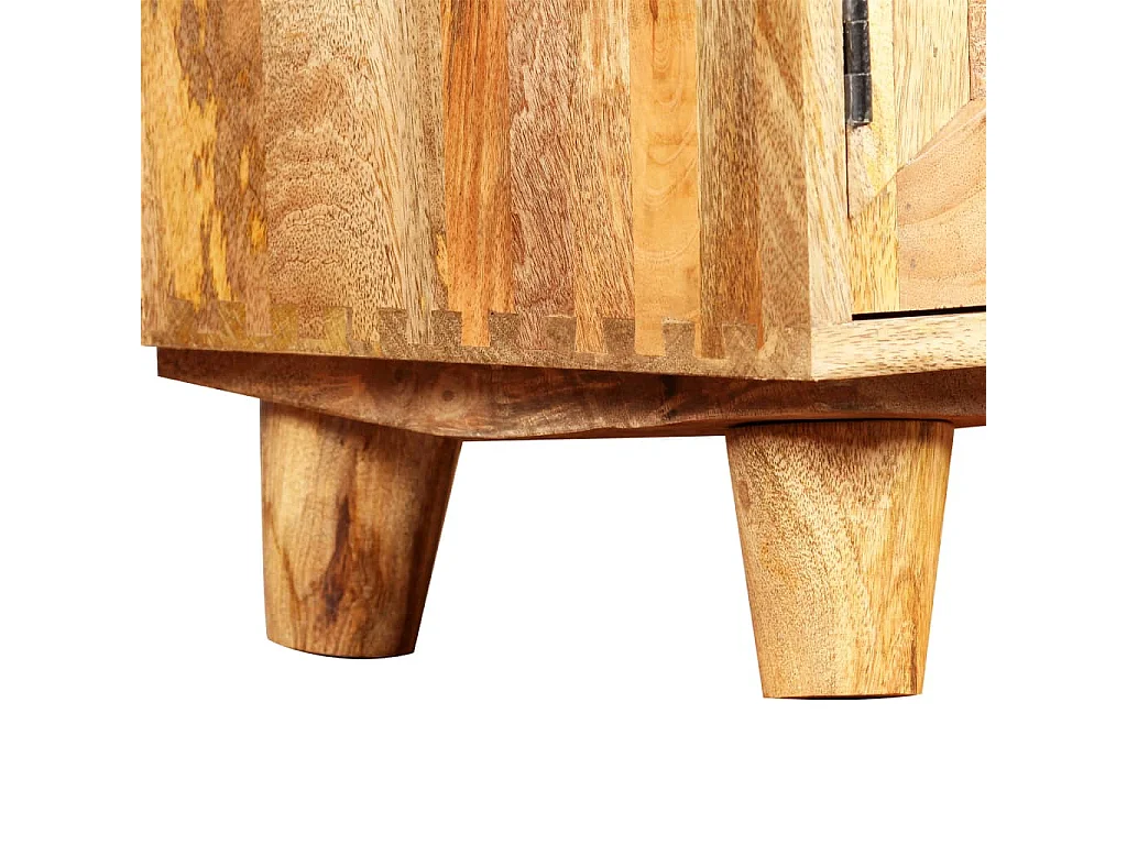 Meuble TV Bois massif de manguier 118 x 35 x 40 cm