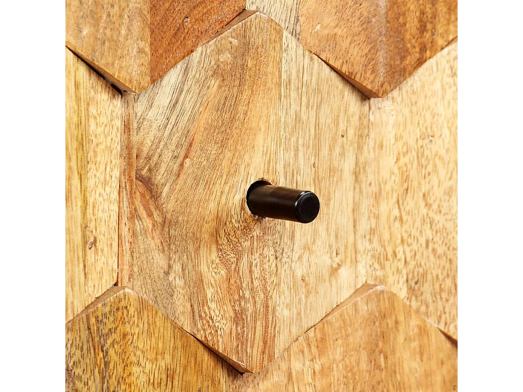 Meuble TV Bois massif de manguier 118 x 35 x 40 cm