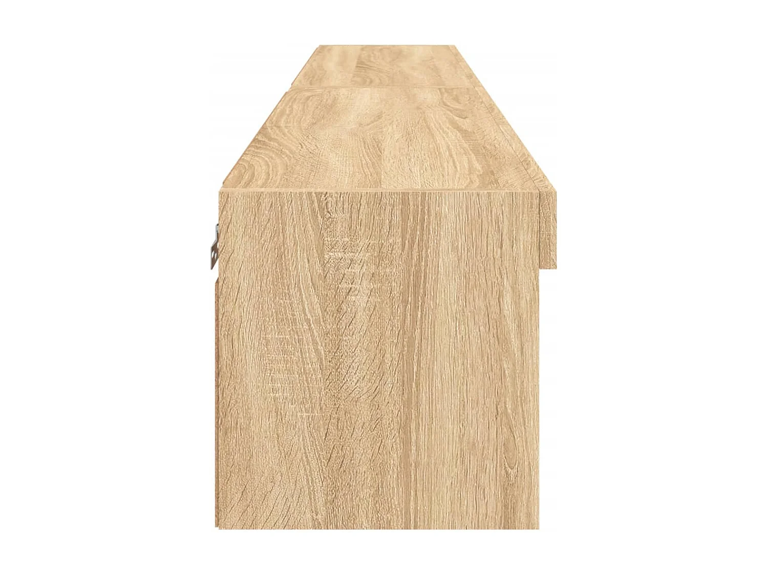 TV-kasten met LED-verlichting 2 stuks Sonoma eiken 80x30x30 cm