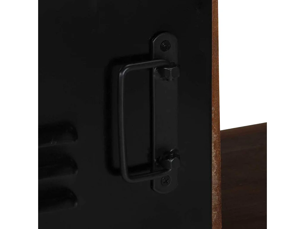 Meuble TV 80x30x35 cm bois massif de récupération