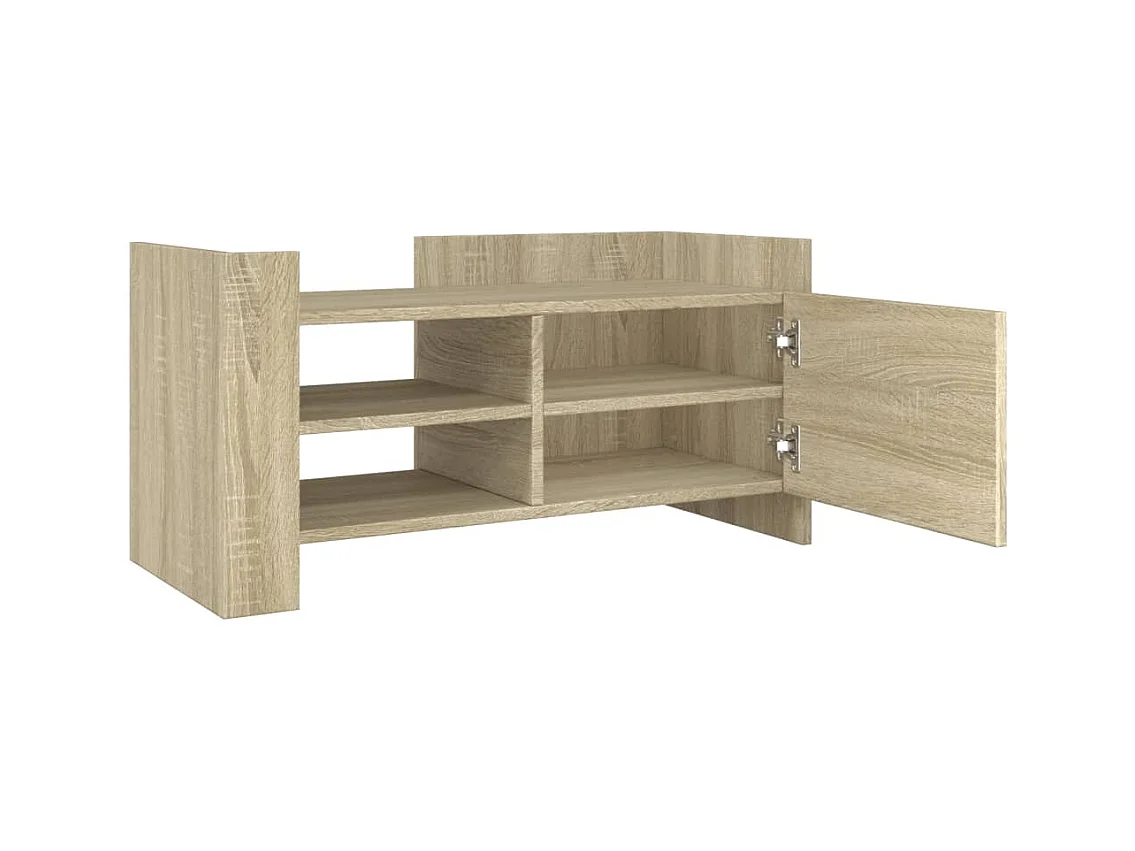 Meuble TV chêne sonoma 80x35x40 cm bois d'ingénierie