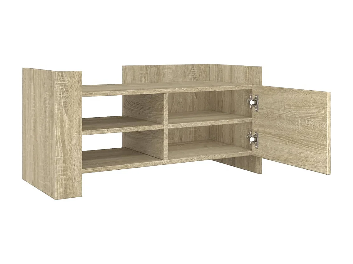 Meuble TV chêne sonoma 80x35x40 cm bois d'ingénierie